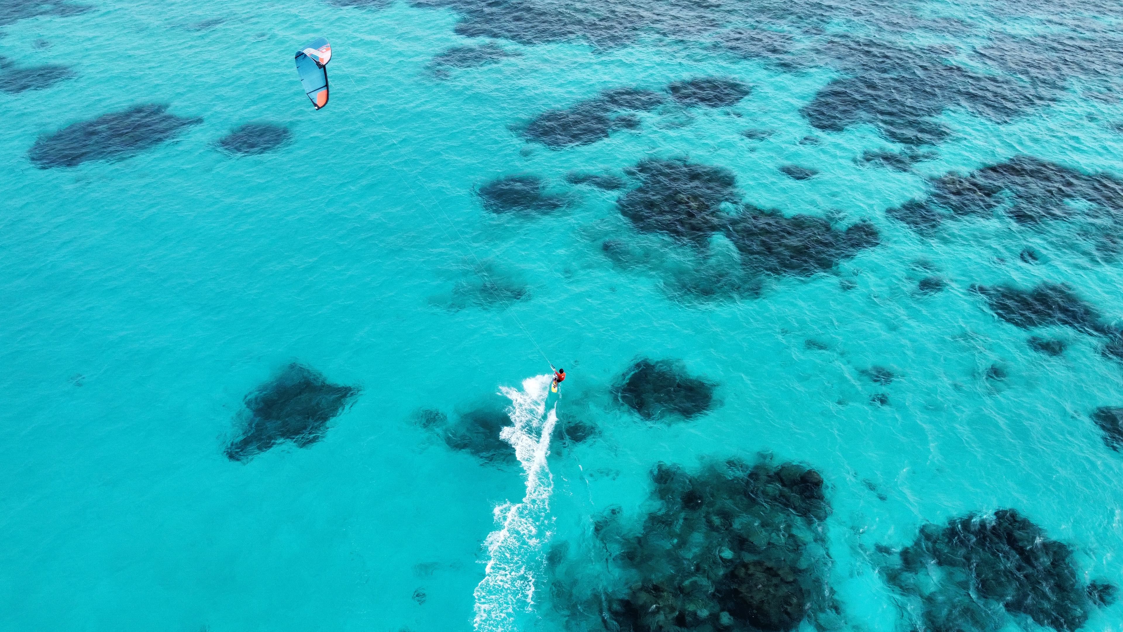 Aerial view of Jolly Harbour Marina in Antigua