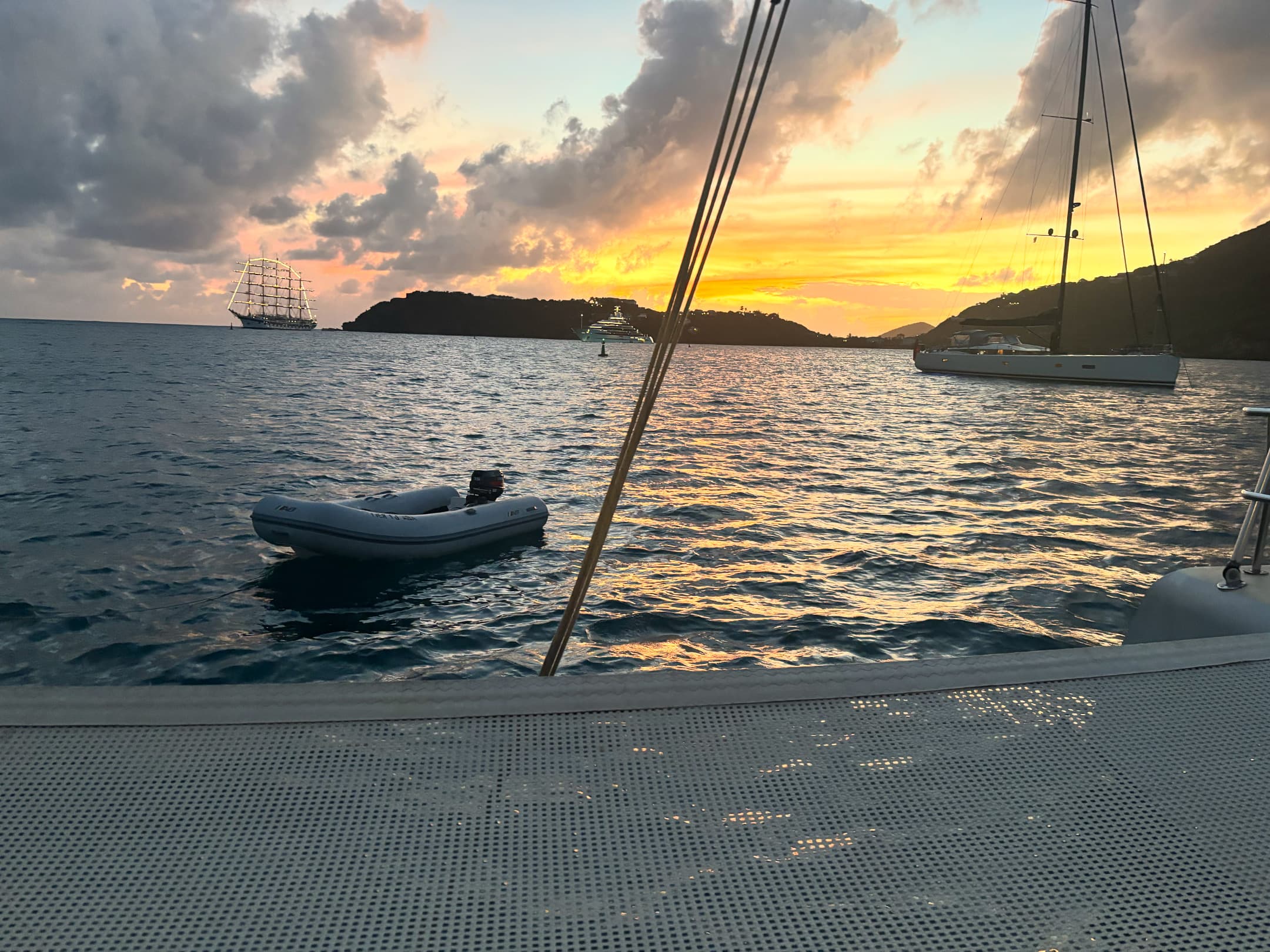 Aegean Islands kiteboarding destination with luxury catamaran and perfect wind conditions